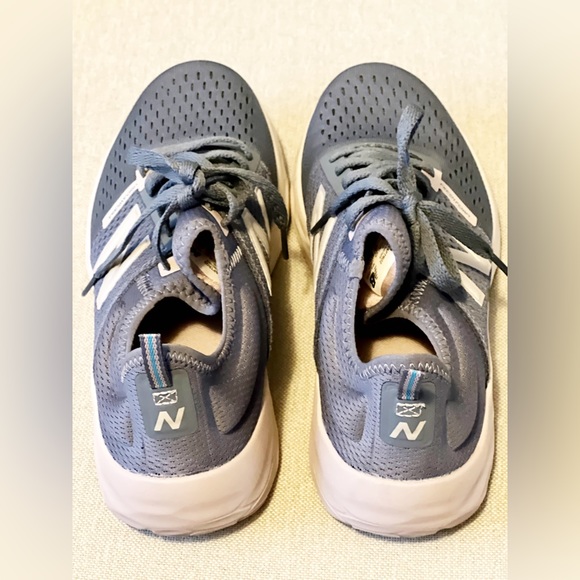 New Balance® Fresh Foam Sport v2; Color:Ocean Grey/Logwood/Silver - Picture 3 of 4